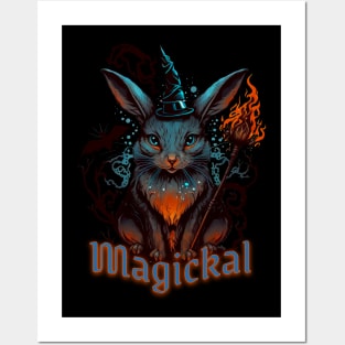 Witchy rabbit Posters and Art